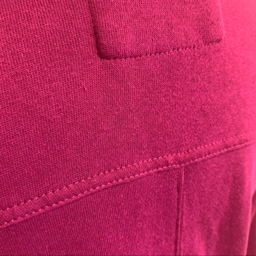 Hurley Double Breasted Burgundy Coat size small - Picture 3 of 7